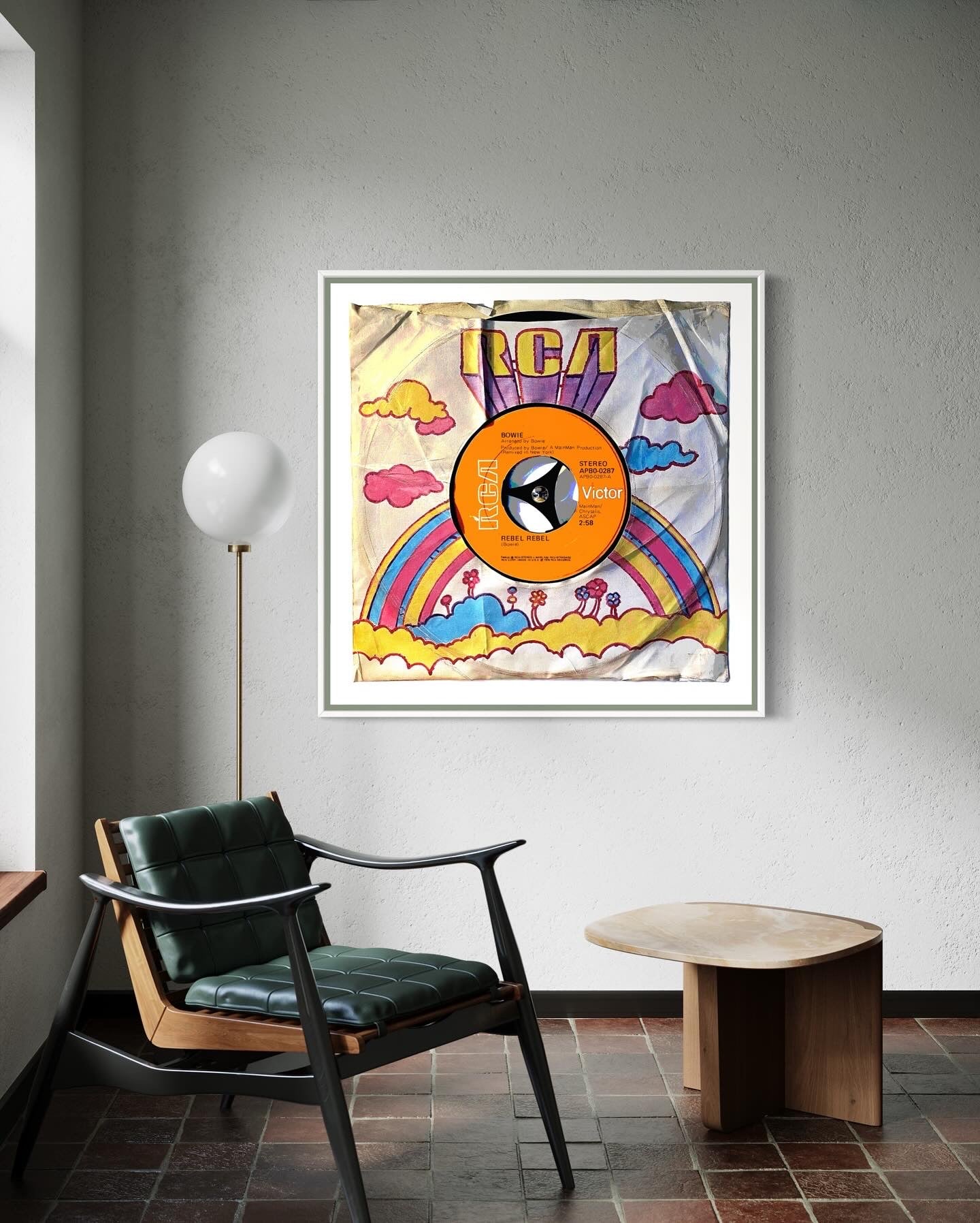 "Rebel Rebel by David Bowie Silkscreen Edition