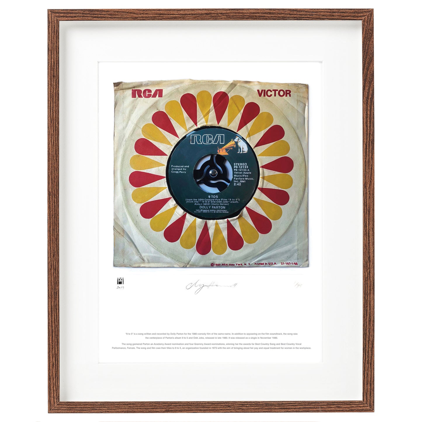 "9 To 5" by Dolly Parton Limited Edition Prints of Original Painting