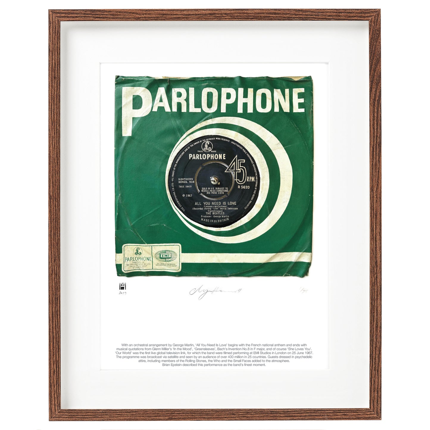 ''All You Need Is Love'' by The Beatles Limited Edition Prints of Original Painting