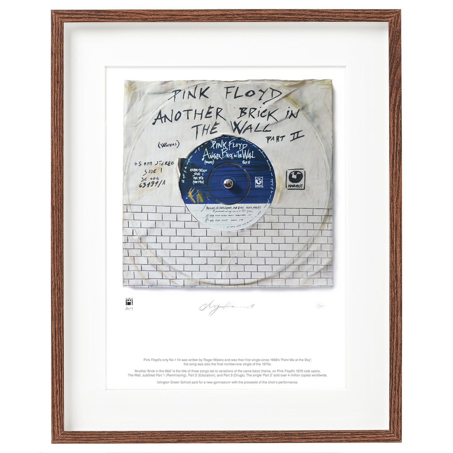 "Another Brick In The Wall Part 2'' by Pink Floyd Limited Edition Prints of Original Painting