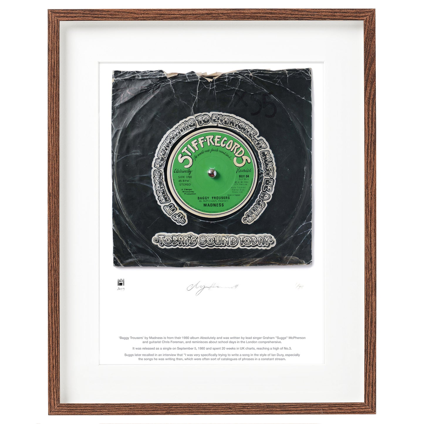 "Baggy Trousers'' by Madness Limited Edition Prints of Original Painting