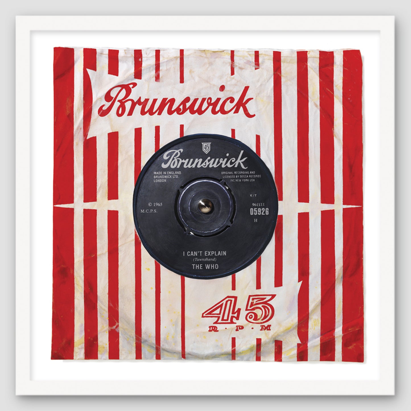 "I Can't Explain'' by The Who Limited Edition Prints of Original Painting