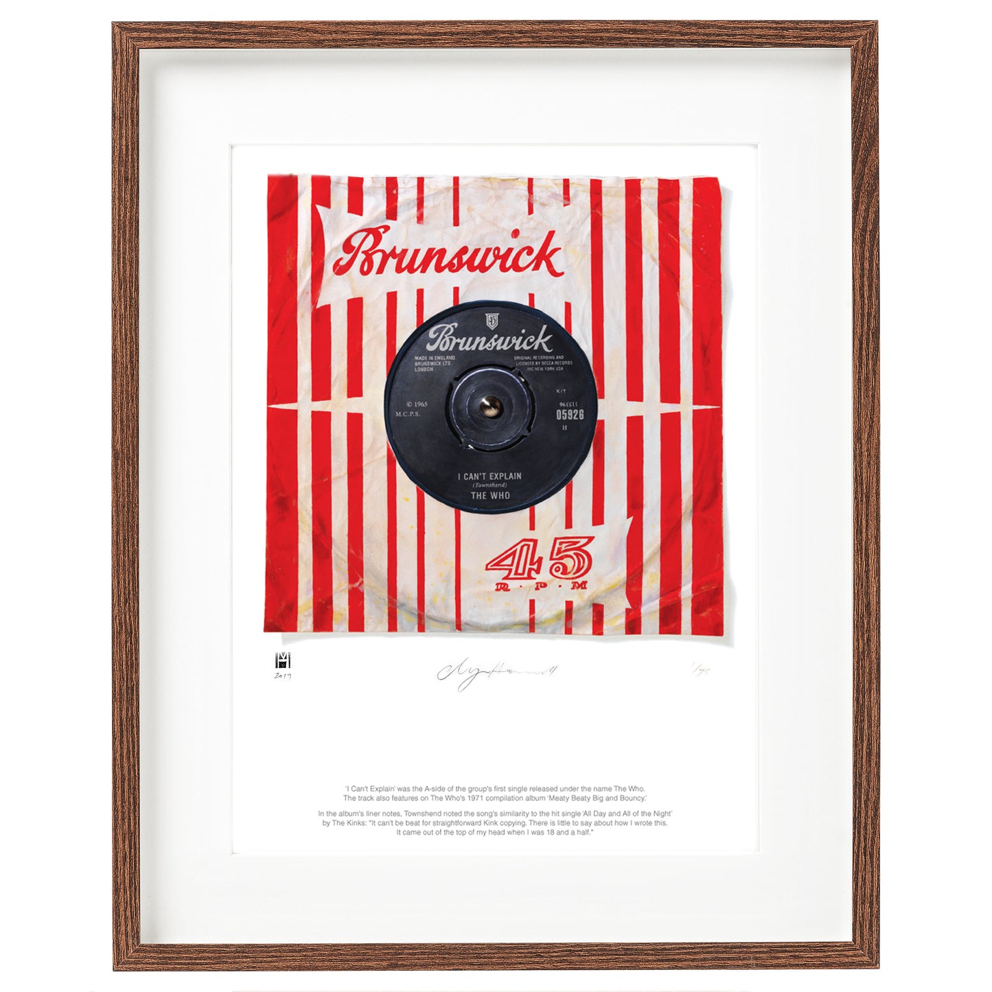 "I Can't Explain'' by The Who Limited Edition Prints of Original Painting