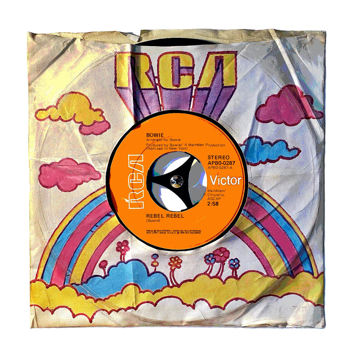 "Rebel Rebel by David Bowie Silkscreen Edition