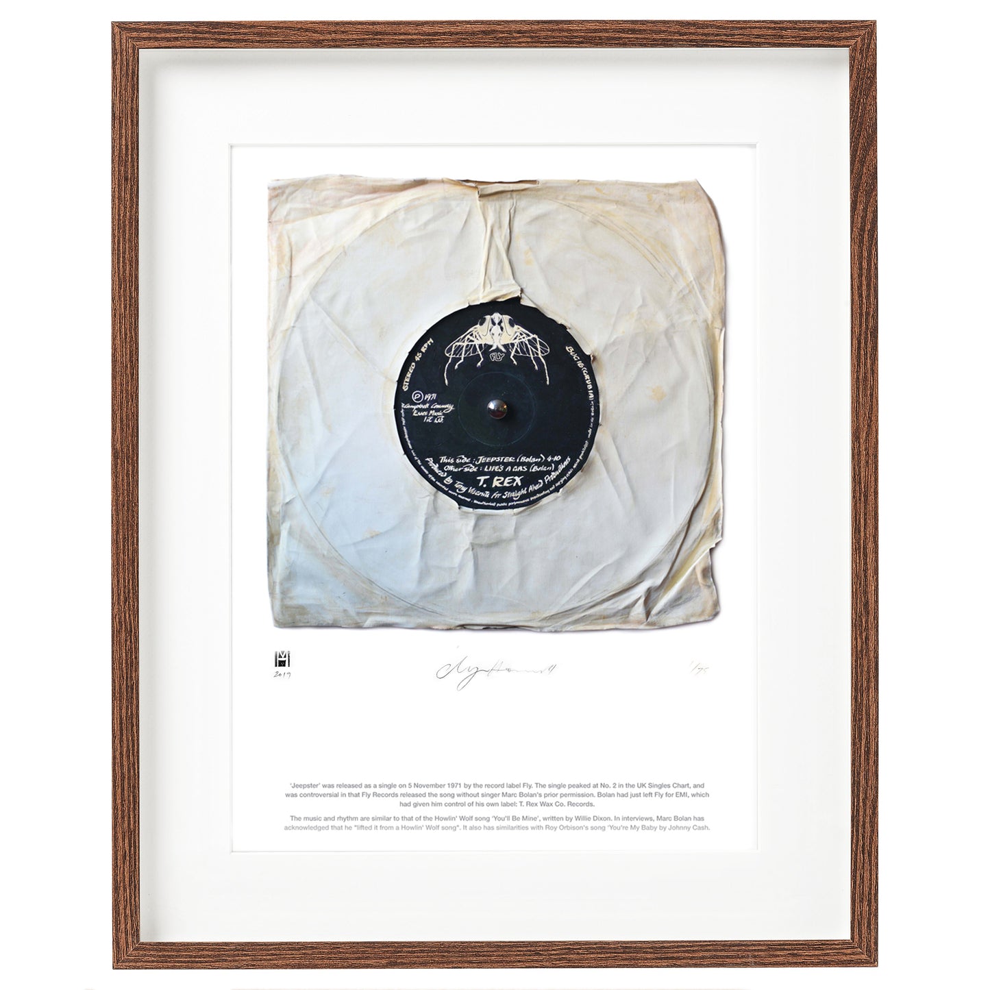 "Jeepster'' by T.Rex Limited Edition Prints of Original Painting