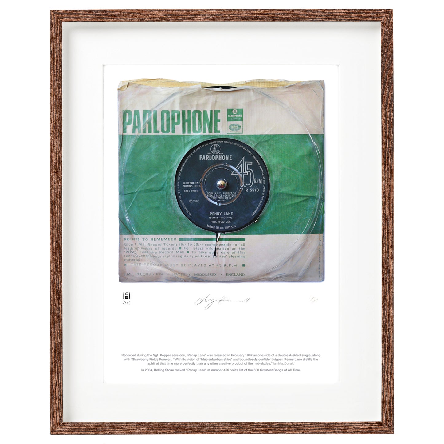 "Penny Lane'' by The Beatles Limited Edition Prints of Original Painting