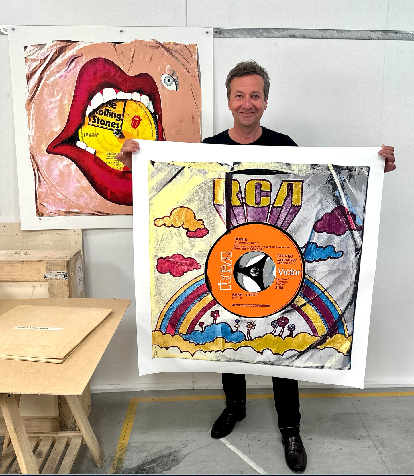 "Rebel Rebel by David Bowie Silkscreen Edition