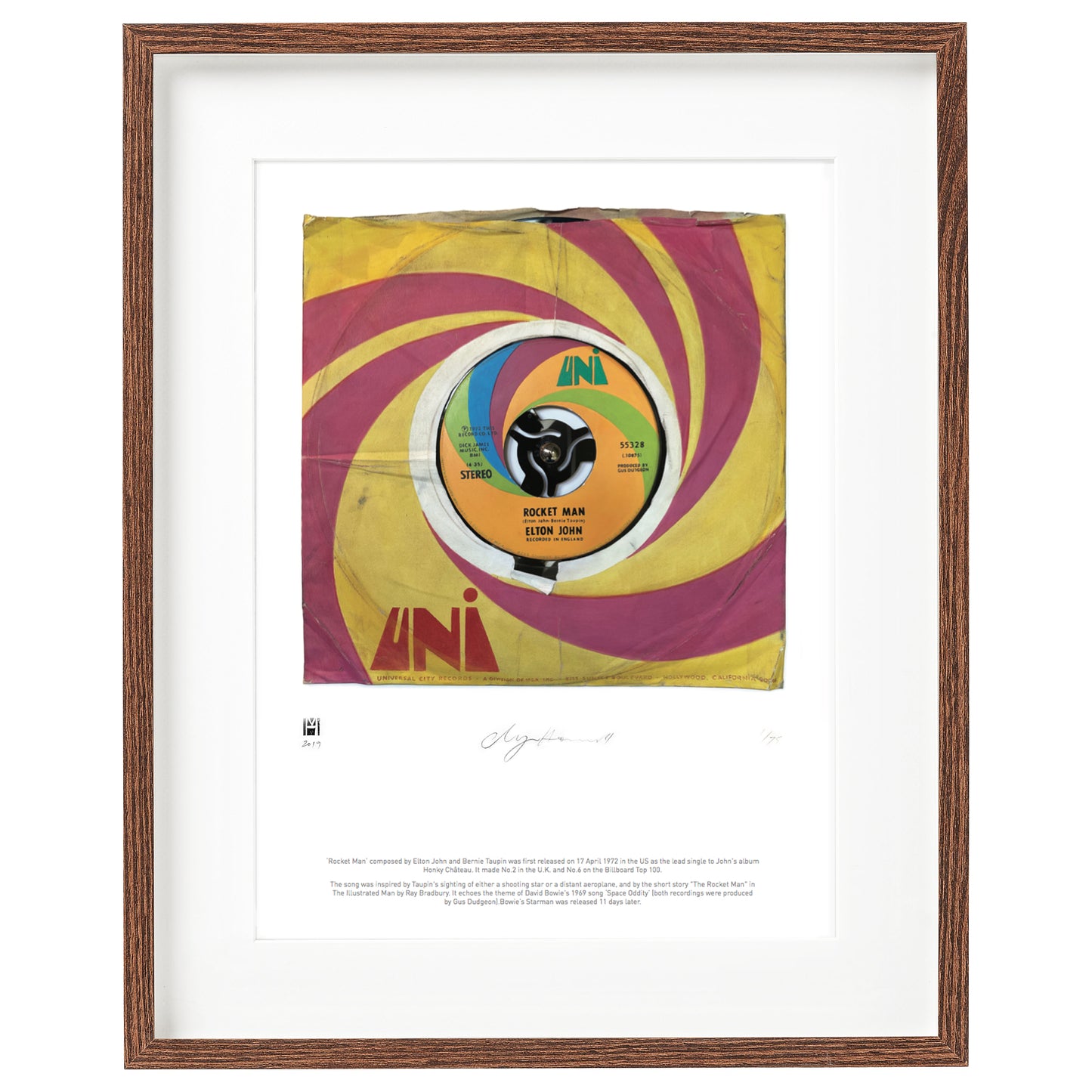 ''Rocket Man'' by Elton John Limited Edition Prints of Original Painting