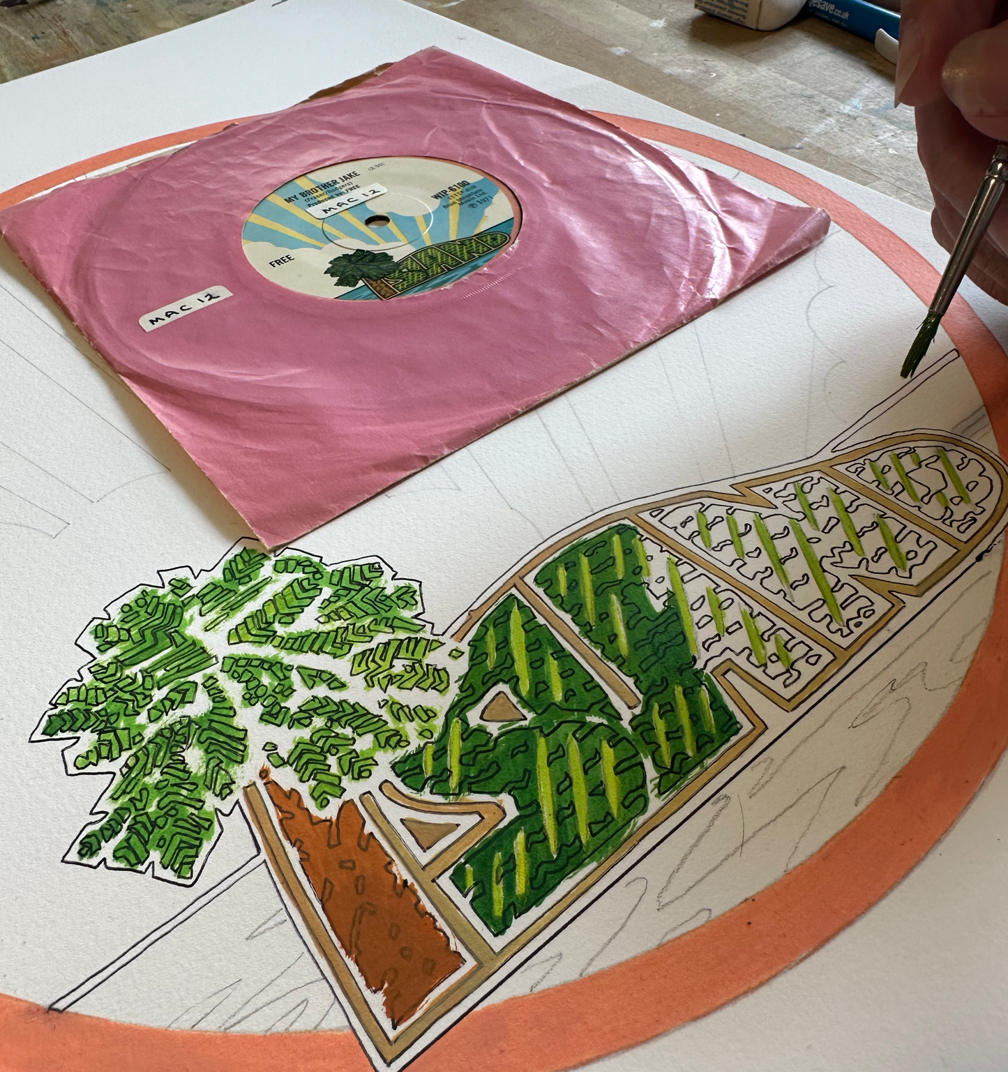 ''Father And Son'' by Cat Stevens Limited Edition Prints of Original Painting