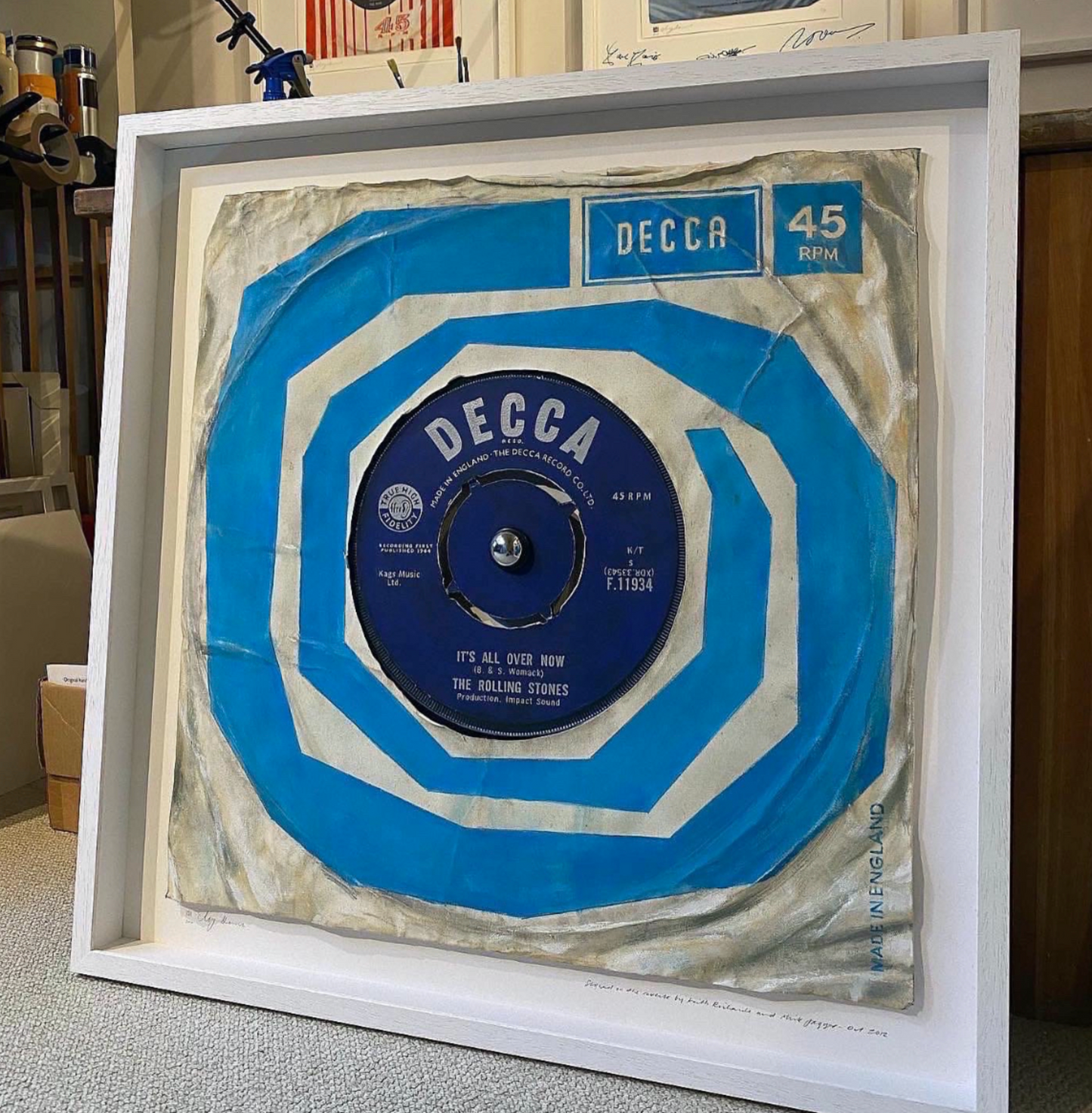 "It''s All Over Now'' by The Rolling Stones Limited Edition Prints of Original Painting