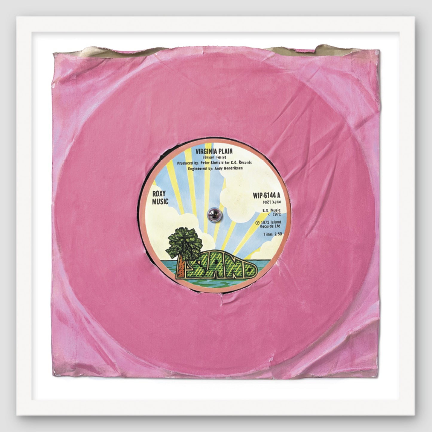 ''Virginia Plain'' by Roxy Music Limited Edition Prints of Original Painting