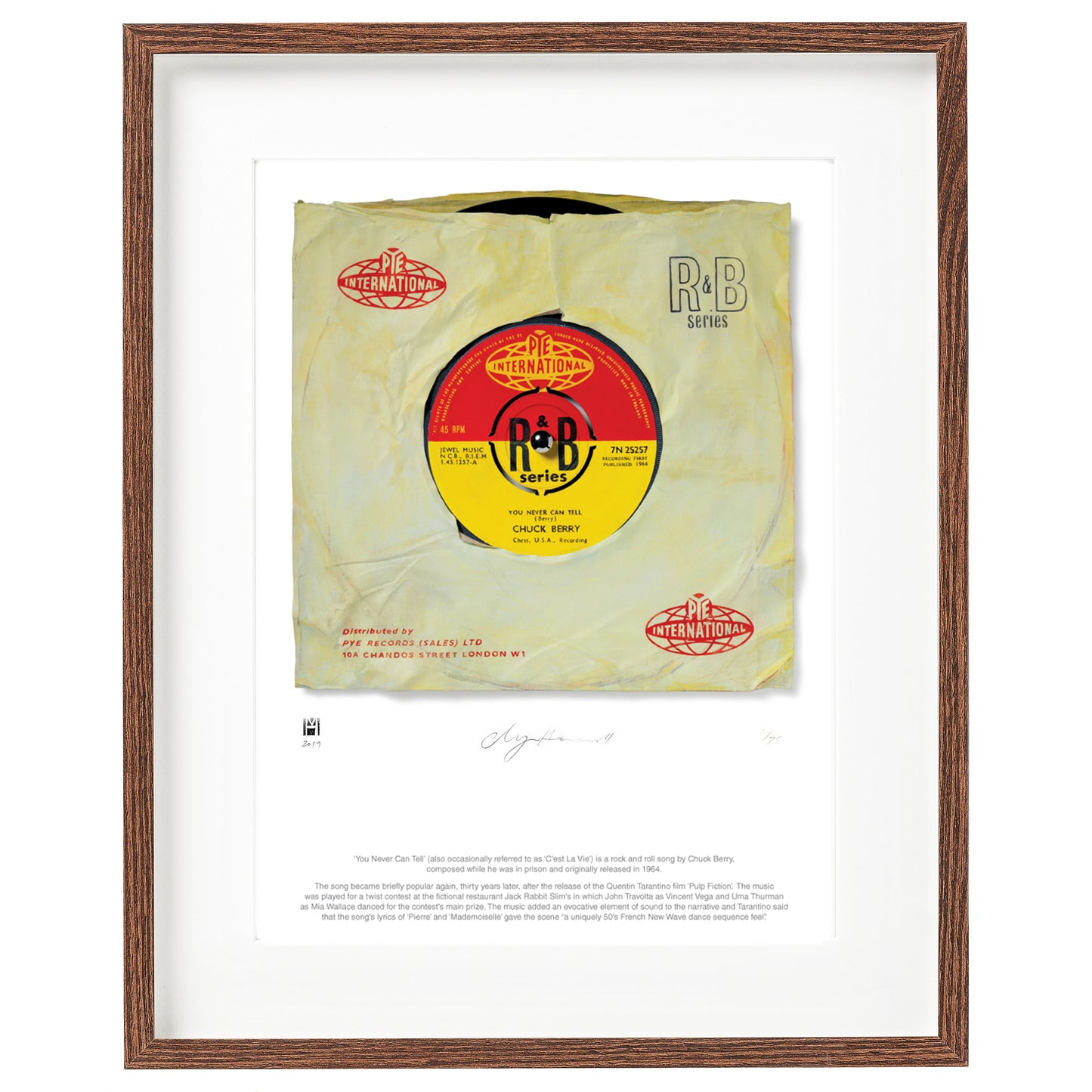 "You Never Can Tell'' by Chuck Berry Limited Edition Prints of Original Painting
