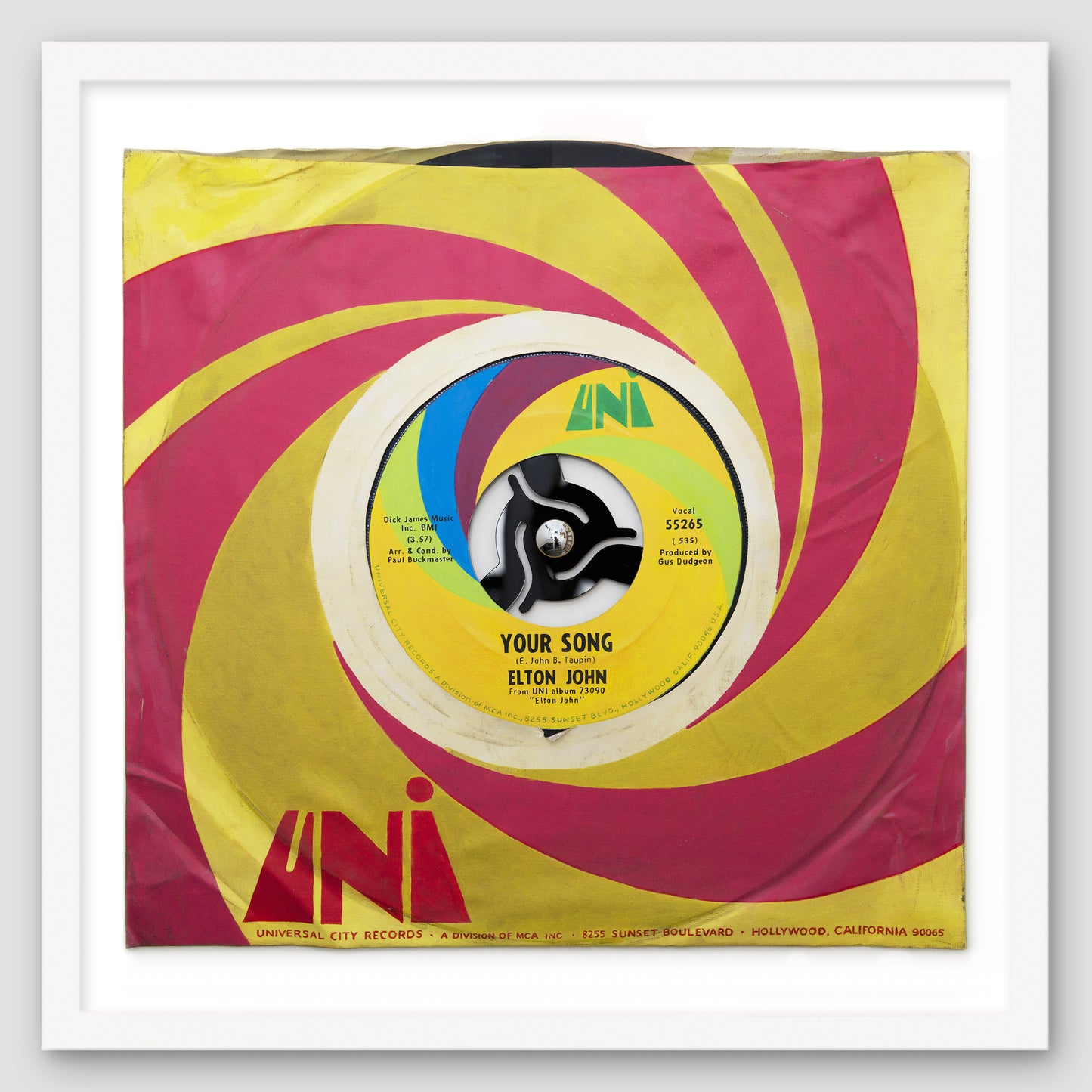 "Your Song'' by Elton John Limited Edition Prints of Original Painting