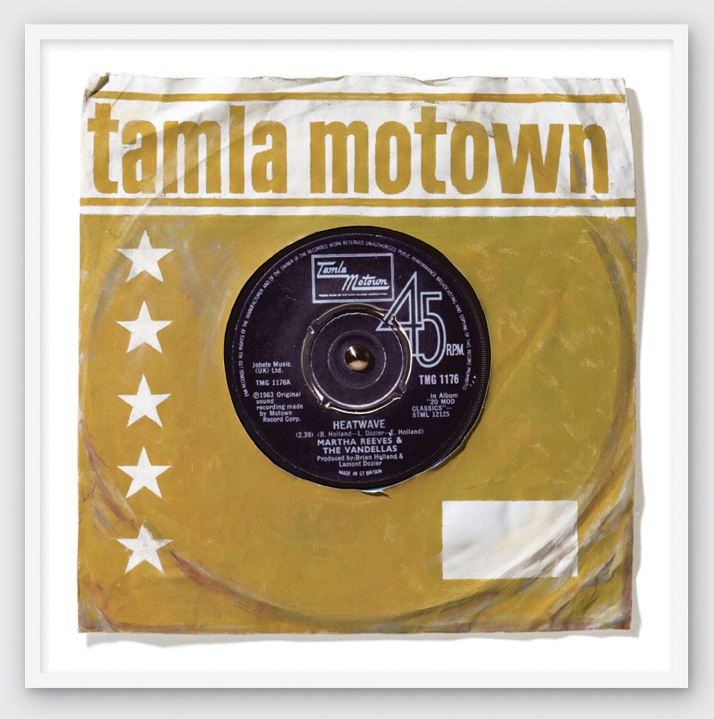 "Heatwave'' by Martha Reeves & The Vandellas Limited Edition Print of Original Painting