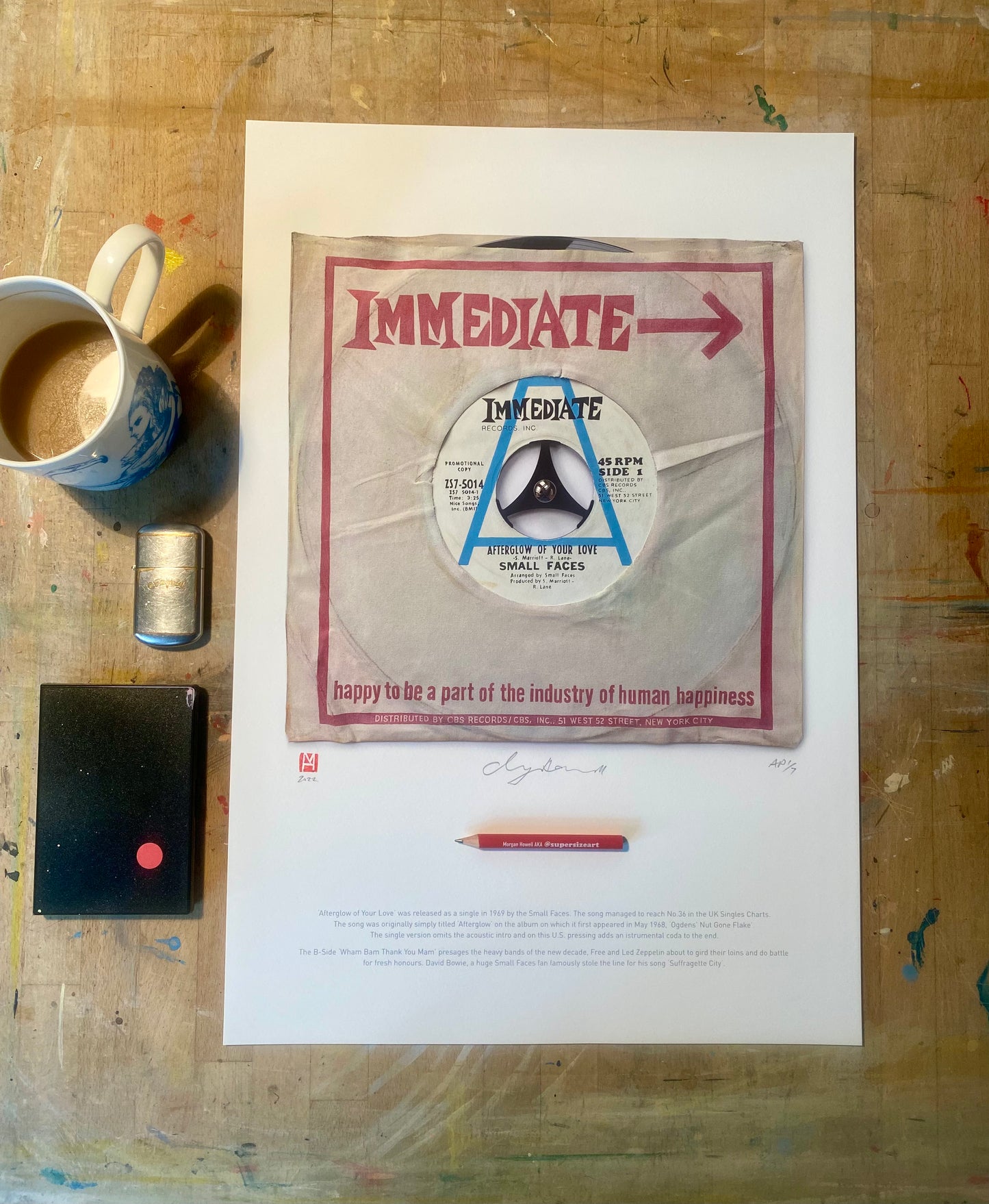 ''Afterglow Of Your Love'' by The Small Faces Limited Edition Prints of Original Painting