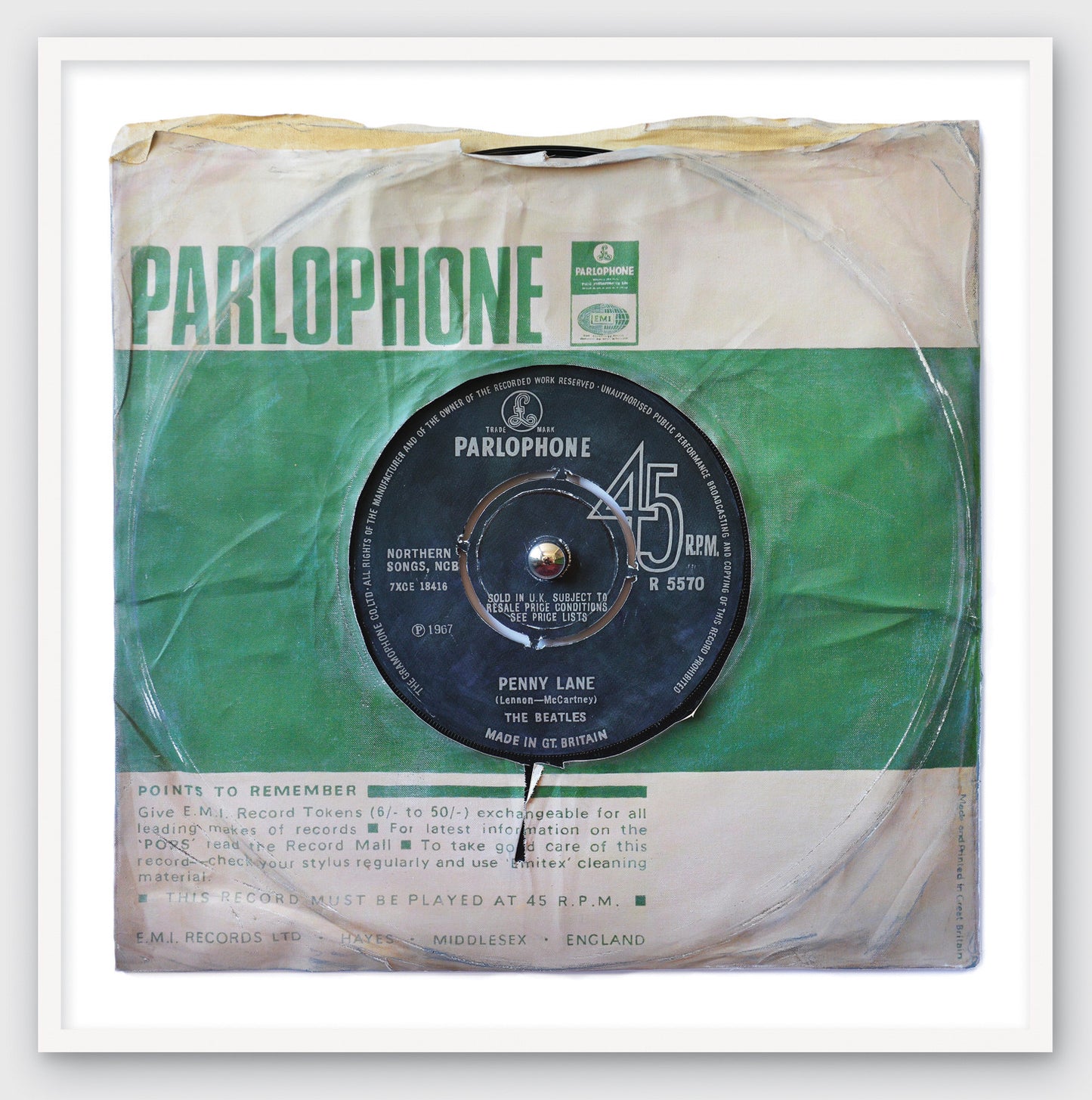 "Penny Lane'' by The Beatles Limited Edition Prints of Original Painting