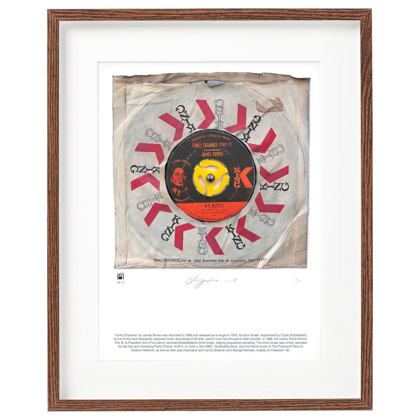 "Funky Drummer" by James Brown Limited Edition Prints of Original Painting