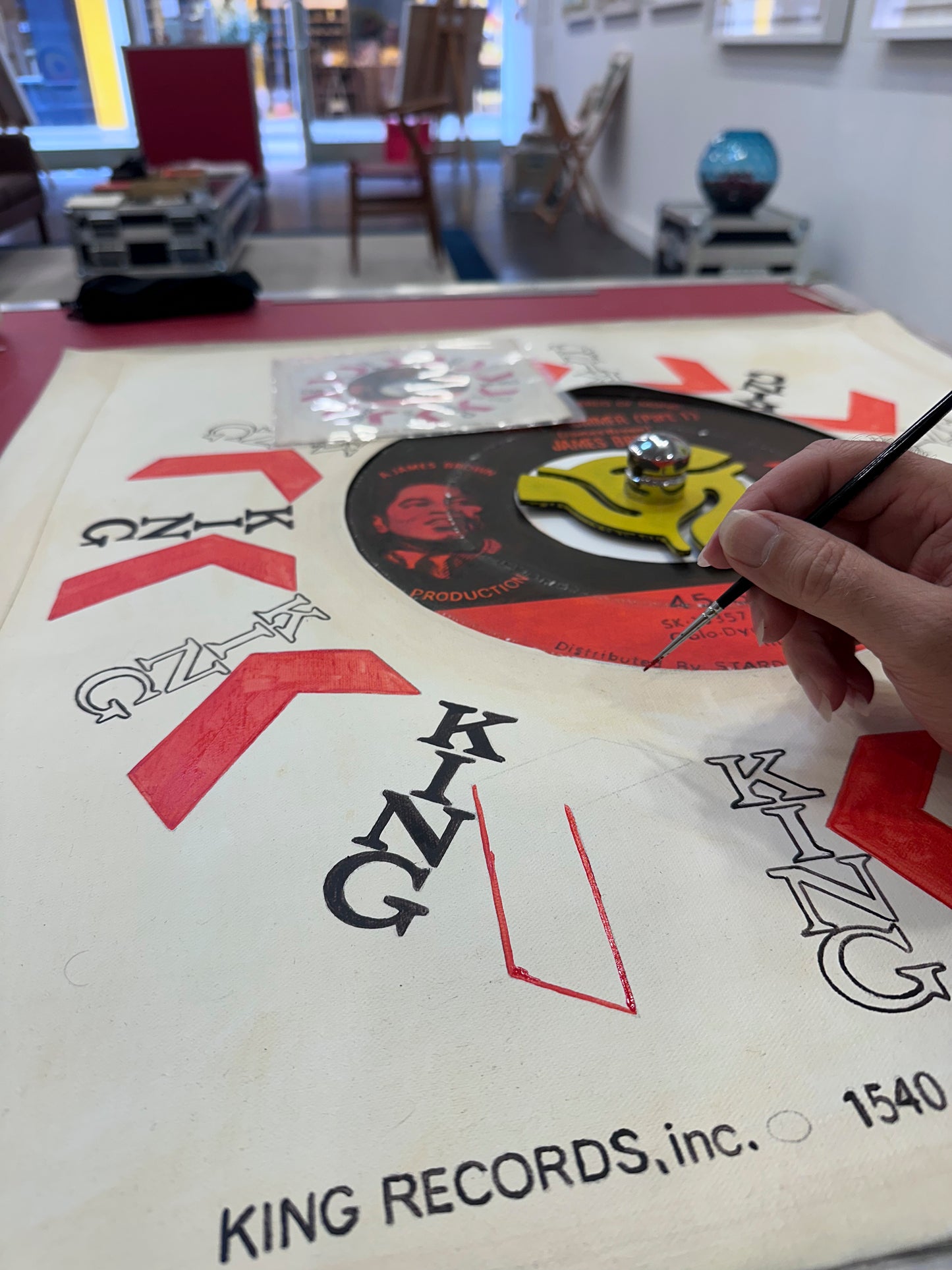 "Funky Drummer" by James Brown Limited Edition Prints of Original Painting