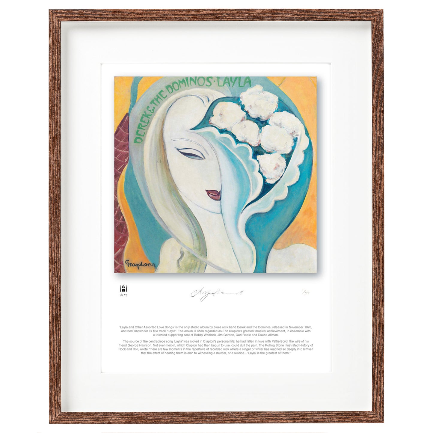 'Layla'' by Derek and the Dominos Limited Edition Print of Original Painting
