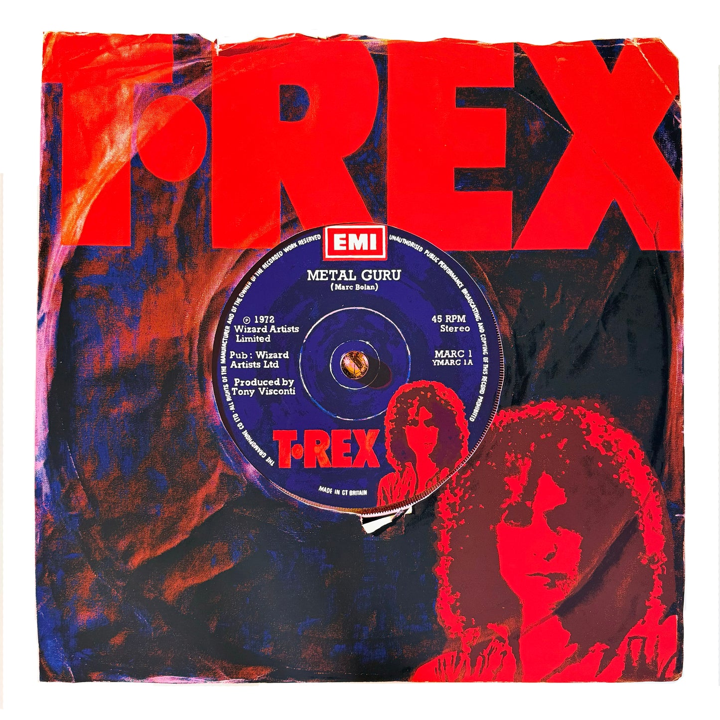 Metal Guru by T.Rex Silkscreen Edition