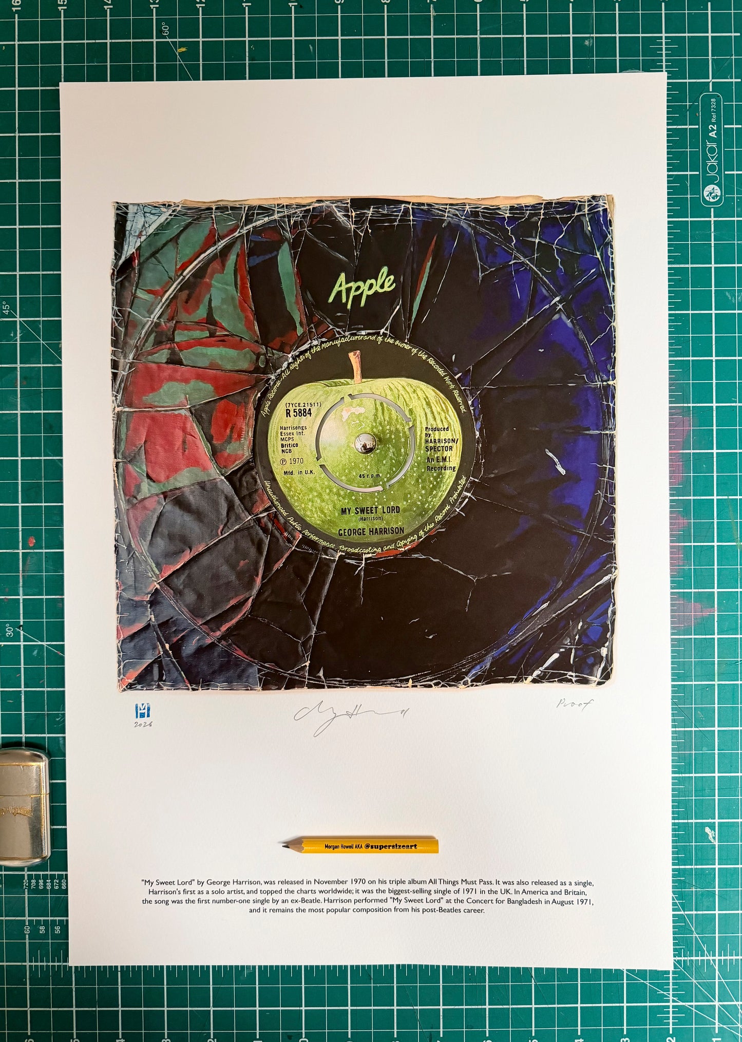 My Sweet Lord by George Harrison Limited Edition Prints of Original Painting