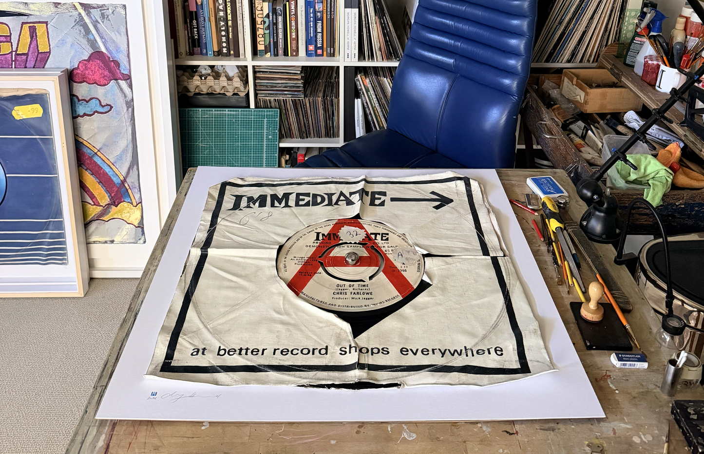 "Out Of Time" by Chris Farlowe Limited Edition Prints of Original Painting