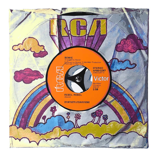 "Rebel Rebel by David Bowie Silkscreen Edition