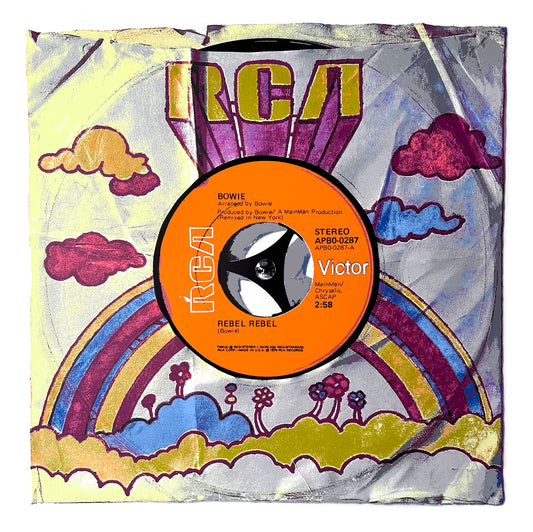"Rebel Rebel by David Bowie Silkscreen Edition