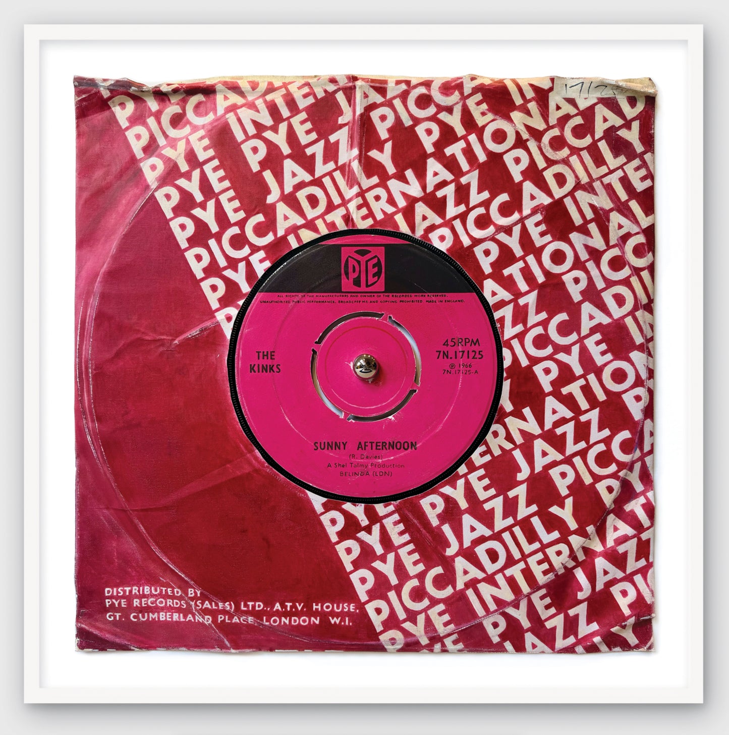 "Sunny Afternoon" by The Kinks Limited Edition Prints of Original Painting