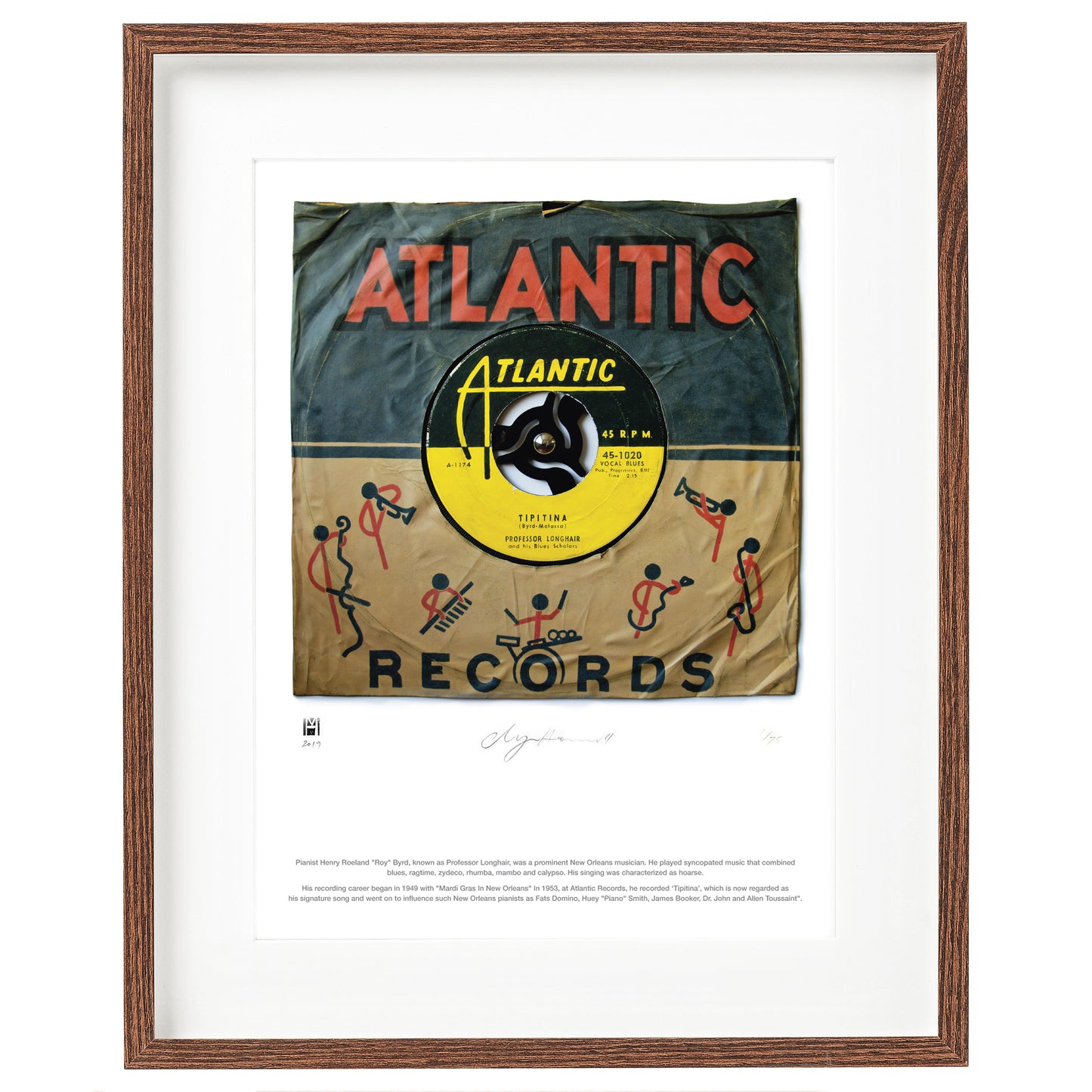 “Tipitina" by Professor Longhair Limited Edition Poster Print of Original Painting