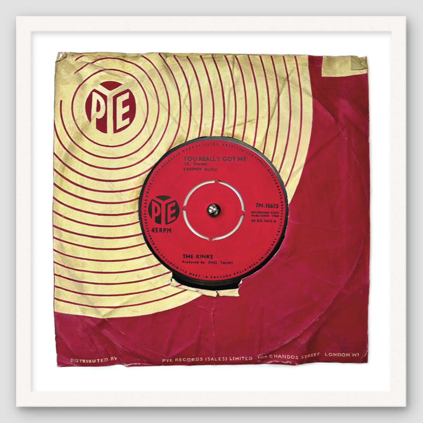 ''You Really Got Me'' by The Kinks Limited Edition Prints of Original Painting